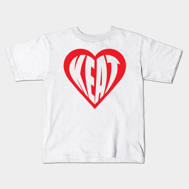 Heart by Elinor Keat Kids T-Shirt by Elinor Keat